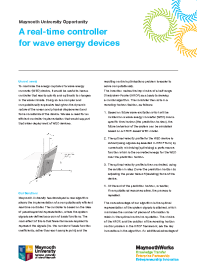 A Real Time Controller for Wave Energy Devices front page preview
                    