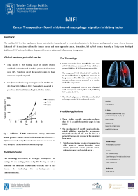 MIFi - Macrophage Migration Inhibitory Factor - The Development of Inhibitors for the Treatment of Lung Cancer front page preview
                    