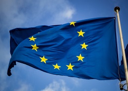 Stock image of European flag